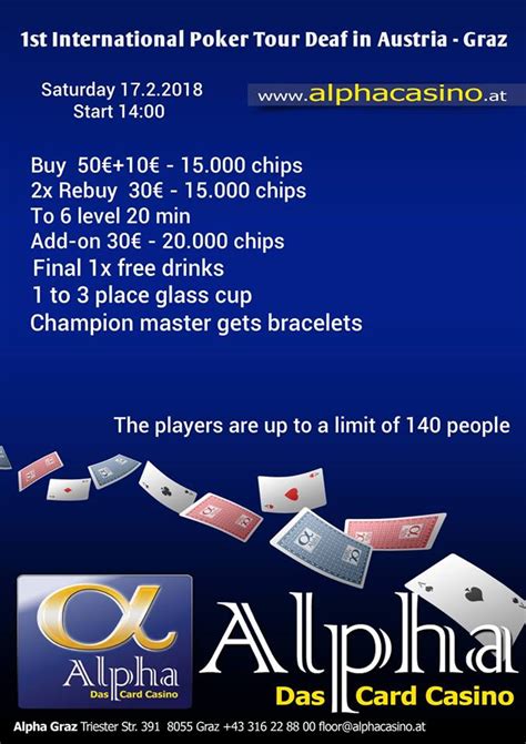alpha card casino graz turnierplan